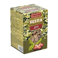 BOYSCOUT Щепа крупная для копчения "Дуб", 2 л